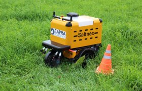 Ridderzuring in wei aanpakken met drone en robot